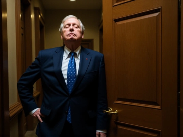 Sen. Mitch McConnell Falls in Capitol Hallway Amid Shutdown Vote